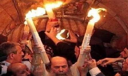 بالفيديو... فيض النور المقدس من قبر المسيح