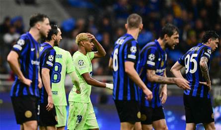 &quot;إنتر&quot; يقهر &quot;برشلونة&quot; في سان سيرو ويتأهّل إلى نهائي دوري أبطال أوروبا