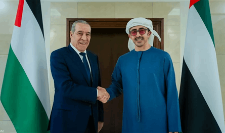 لقاء إماراتي-فلسطيني رفيع في أبوظبي.. هذا ما تمّ بحثه