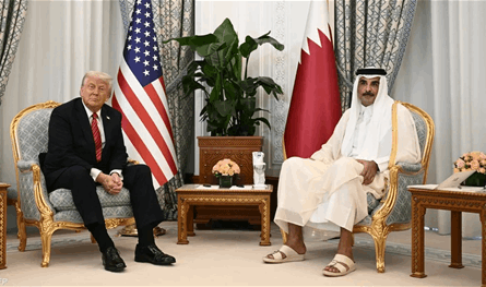 &quot;بيرفيكتو&quot;.. رخام الديوان الأميري القطري يُبهر ترامب