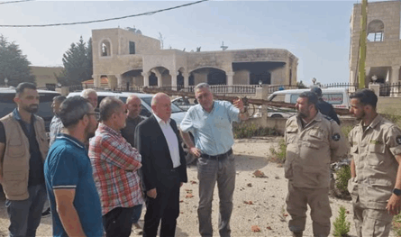 رئيس مجلس الجنوب يجول في القرى الحدودية: وعود بإعادة الإعمار ودعم صمود الأهالي