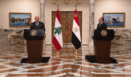 عون من مصر: السلام يبدأ بتطبيق القرار 1701.. وندعو المجتمع الدولي لتحمل مسؤولياته