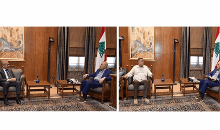 بري استقبل وزير الاقتصاد ومحمد الحوت