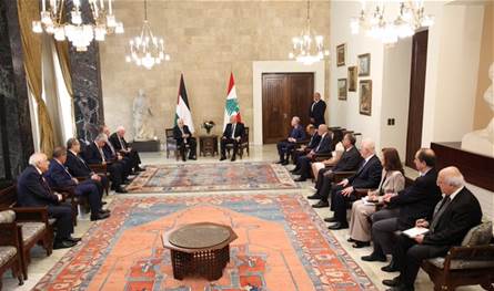 بيان لبناني - فلسطينيّ مشترك: زمن السلاح الخارج عن سلطة الدولة اللبنانية قد انتهى