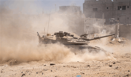 بالصورة... الجيش الإسرائيلي يكشف لأول مرة مواقع انتشار قواته في قطاع غزة