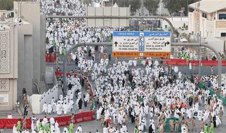 المرحلة الثالثة انطلقت... الحجاج ينفرون من عرفات إلى مزدلفة