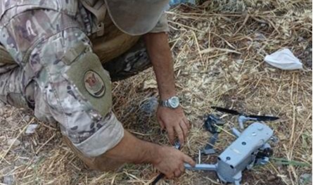 بالصور: العثور على مسيّرتين تابعتين للعدو الإسرائيلي في حولا وبيت ليف