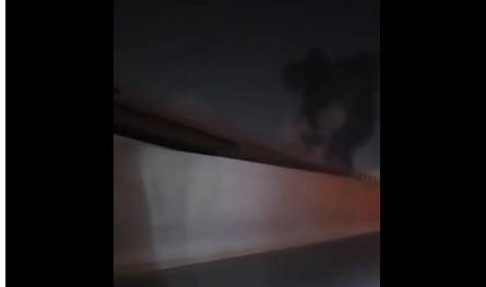حريق كبير في مطار &quot;مهر آباد&quot; الايراني.. ووقوع انفجار شرق طهران (فيديو)