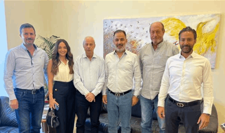 المهندس أسعد نكد زار رئيس بلدية زحلة مهنئًا