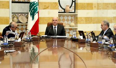 مجلس الوزراء يقر التشكيلات الديبلوماسية  اليوم وتسليم السلاح الفلسطيني مؤجل
