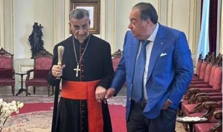 الراعي استقبل الخبير الدولي في شؤون الطاقة رودي بارودي