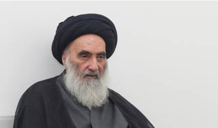 السيستاني: نناشد كافة الجهات الدولية الفاعلة لوقف الحرب على ايران