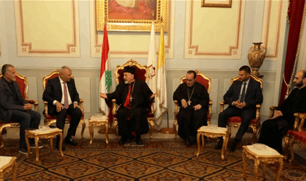 اللواء شقير يزور البطريرك يونان في لقاء تعارف
