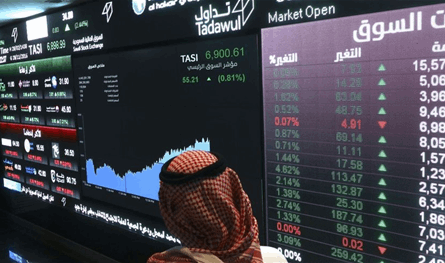 مؤشر سوق الأسهم السعودية يرتفع بأكثر من 2%