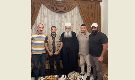 رئيس مؤسسة علي قصب الخيرية زار كبير مشايخ البياضة في حاصبيا: تأكيد العيش المشترك 