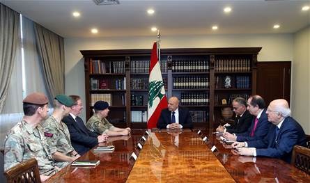 الرئيس عون: التمديد لليونيفيل يشكّل ركيزة أساسية في الحفاظ على الاستقرار والأمان على الحدود الجنوبية