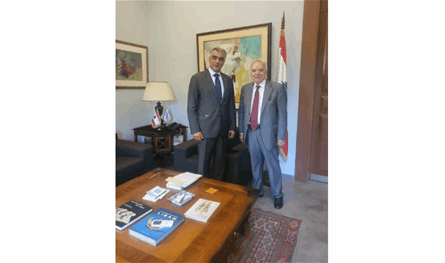 وزير الثقافة عرض المستجدات مع النائب سليم الصايغ