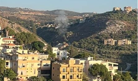 بالفيديو.. إستهداف إسرائيليّ لسيارة في جنوب لبنان