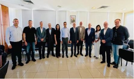 المجلس الجديد لنقابة المستشفيات استقبل المهنئين