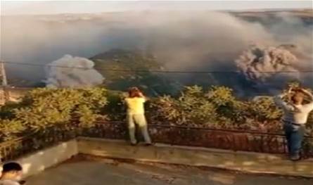 فيديو من جنوب لبنان... وقفوا على مقربة من الأماكن المُستهدفة لتوثيق الغارات!