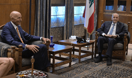 بري عن لقائه مع برّاك: الإجتماع كان جيدًا