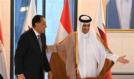 رئيس الوزراء القطري يعلن توجه بلاده لزيادة الاستثمارات في مصر