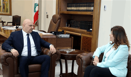 عون اطّلع من بيرقداريان على الأنشطة الرياضية التي تعتزم الوزارة تنظيمها 
