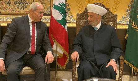 دريان التقى خلف ومخزومي: لتفعيل الدور الوطني وتطبيق القرار 1701
